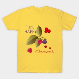 I am happy summer T-Shirt